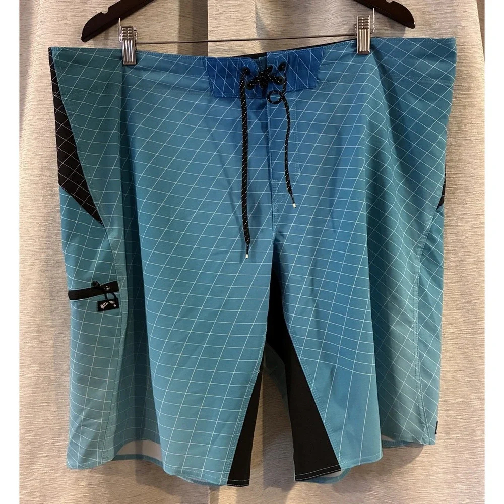 Y2K Billabong‎ Boardshorts Up Cycler Fluid Pro Swimwear Size 42 Surf